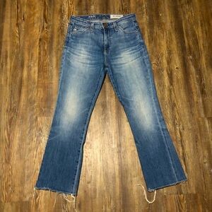 AG Adriano Goldschmied Jeans Women's 25R The Jodi Crop High Rise Slim Flare
